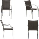 Ver imagem 4 de 1 Cadeira Ascoli Decore Mobília Pedra Ferro