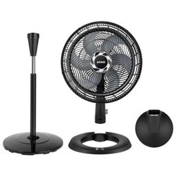 Ventilador 3 em 1 Arno Silence Force 40cm Vfm3 Preto - 127V - 1