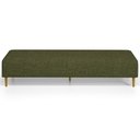 Ver imagem 5 de Kit 02 Puffs Decorativo Sala de Estar Bali W01 Pés Palito 170x60cm Linho Verde - Lyam Decor