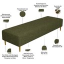 Ver imagem 4 de Kit 02 Puffs Decorativo Sala de Estar Bali W01 Pés Palito 170x60cm Linho Verde - Lyam Decor