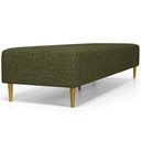 Ver imagem 7 de Kit 02 Puffs Decorativo Sala de Estar Bali W01 Pés Palito 170x60cm Linho Verde - Lyam Decor