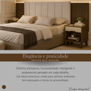 Ver imagem 6 de Cabeceira Estofada Elena Ajustável para 140/160cm Box Casal/queen com Mesa de Cabeceira