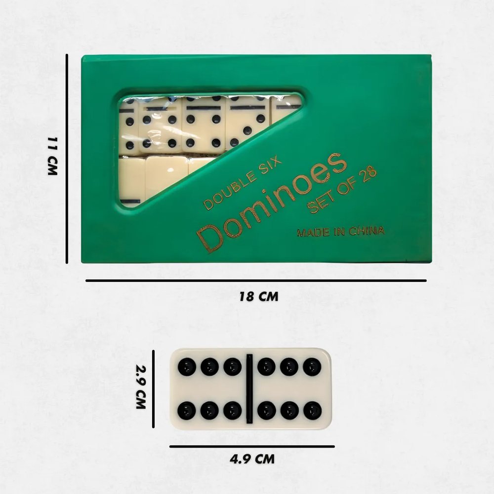 Jogo Dominó 28 Peças Profissional de Osso - 7