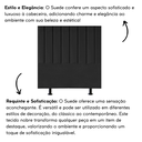 Ver imagem 5 de Cabeceira de Cama Solteiro Box 100 Cm Maisa Suede:preto
