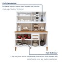 Ver imagem 7 de Kit de Cozinha Toronto 7 Portas 2 Gavetas - Kaiki Móveis Branco