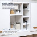Ver imagem 5 de Kit de Cozinha Toronto 7 Portas 2 Gavetas - Kaiki Móveis Branco