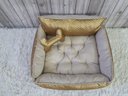 Ver imagem 5 de Cama G Dourada e Bege Pet Colchão para Cachorro G Caminha Caes e Gatos Personalizada com Nomes