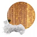Ver imagem 6 de Cortina Natal Branco Quente 120 Lâmpadas Iluminação Natalina Decoração Enfeite Led Festa Luz Sala Lu