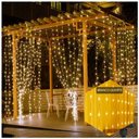 Ver imagem 5 de Cortina Natal Branco Quente 120 Lâmpadas Iluminação Natalina Decoração Enfeite Led Festa Luz Sala Lu