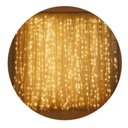 Ver imagem 2 de Cortina Natal Branco Quente 120 Lâmpadas Iluminação Natalina Decoração Enfeite Led Festa Luz Sala Lu