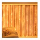 Ver imagem 4 de Cortina Natal Branco Quente 120 Lâmpadas Iluminação Natalina Decoração Enfeite Led Festa Luz Sala Lu