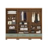 Quarto Modulado 3 Peças 6 Portas 3 Gavetas Smart Plu - 8