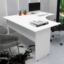 Ver imagem 1 de Mesa Escrivaninha em L 160cm X 60cm Pés Painel F5 Office