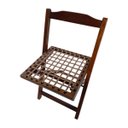 Ver imagem 3 de Cadeira Dobrável Modelo Convencional com Assento de Corda