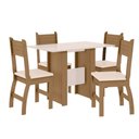 Ver imagem 2 de Conjunto Mesa de Jantar 4 Lugares Milano