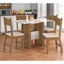 Ver imagem 1 de Conjunto Mesa de Jantar 4 Lugares Milano