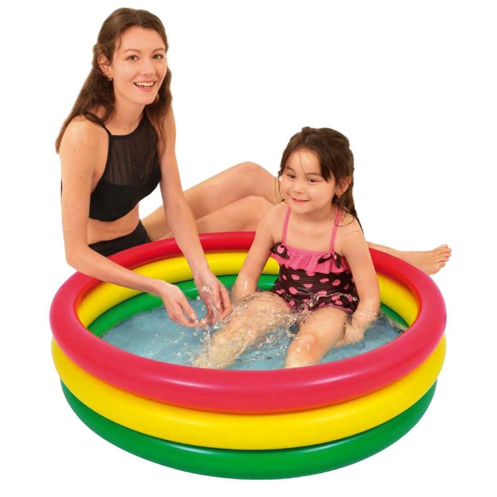 Piscina Infantil Inflável Colorida 95 Litros Para Criança Brizi ...