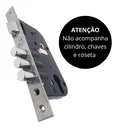 Ver imagem 2 de Fechadura de Segurança Fortezza F-5570-3 3 Pinos de Aço Anti-Mixa Cromada
