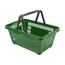 Ver imagem 1 de Cesto de Compras Plástico Para Supermercado 16L D100 Cód. 3000 - Della Plast