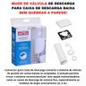 Caixa de Descarga Baixa Branca com Duplo Acionamento + Conversor de Descarga - 7