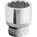 Ver imagem 1 de Soquete Estriado com Encaixe de 1-2 26mm Borda Serrilhada Gedore Red Ostenvonder