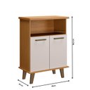 Ver imagem 3 de Balcão de Cozinha 2 Portas com Nicho Arte Smart Espresso Móveis