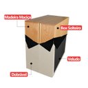 Ver imagem 6 de Base Cama Box Solteiro Otto Suede Bege para Colchão 188x88x39cm Dobrável Reforçada - Arkell