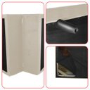 Ver imagem 7 de Base Cama Box Solteiro Otto Suede Bege para Colchão 188x88x39cm Dobrável Reforçada - Arkell