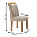 Ver imagem 4 de Conjunto Mesa Texas Tampo Slim Vidro Plus 6 Cadeiras Texas Cel Móveis