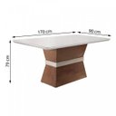 Ver imagem 3 de Conjunto Mesa Capri Tampo Smart Vidro 6 Cadeiras Napoles Cel Móveis