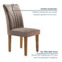 Ver imagem 5 de Conjunto Mesa Laguna Tampo Slim Vidro Plus 6 Cadeiras Laguna 