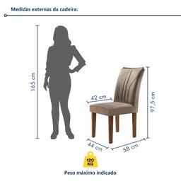 Conjunto Mesa Laguna Tampo Slim Vidro Plus 6 Cadeiras Laguna  - 10