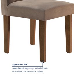 Conjunto Mesa Laguna Tampo Slim Vidro Plus 6 Cadeiras Laguna  - 7