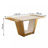 Conjunto Sala de Jantar Mesa Tampo Soft Vidro Ibiza 6 Cadeiras Germany Espresso Móveis - 3