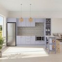 Ver imagem 1 de Cozinha Completa Planejada 100% MDF 10 Peças sem Tampo CabeCasa MadeiraOriginals Marselha Azul