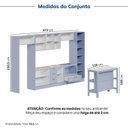 Ver imagem 4 de Cozinha Modulada 10 Pçs sem Tampo com Cristaleira e Ilha Marselha Cabecasa Madeiraoriginals