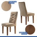 Ver imagem 6 de Conjunto Sala de Jantar Mesa Tampo Slim Vidro Plus 8 Cadeiras Germany Yescasa