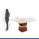 Ver mais imagens de Conjunto Sala de Jantar Mesa Tampo Slim Vidro Plus 8 Cadeiras Germany Yescasa