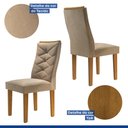 Ver imagem 6 de Conjunto Sala de Jantar Mesa Tampo Slim Vidro Plus 8 Cadeiras Germany Yescasa