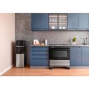Ver imagem 2 de Fogão a Gás Mesa Inox Tampa de Vidro Forno 84l Esmaltec Ideal Top Inox 5 Bocas Bivolt