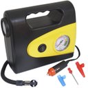 Ver imagem 2 de Mini Compressor de Ar Automotivo Portátil 12V 260 Psi 3 Adaptadores Lanterna Importway IWMCA-26018