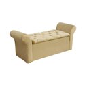Ver imagem 1 de Recamier Miami Suede Bege - Simbal