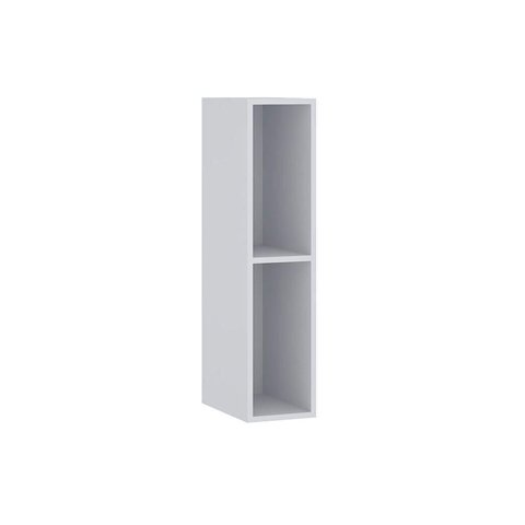 Nicho Vertical 20cm Premium Luciane Móveis Cinza Cristal