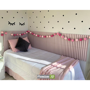 Painel Ripado em Placa 30x30cm (0,09m²) Poliestireno COSMADE MADEIRAS