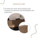 Ver imagem 3 de Balcão Tamburato Atendimento Ii - Nogal/preto 6178