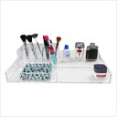 Ver imagem 1 de Bandeja Organizadora em Acrílico com porta pincéis Mod N1-N2 Centauri Acrílicos BS-N1-N2