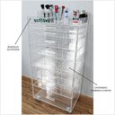 Ver imagem 5 de Bandeja Organizadora em Acrílico com porta pincéis Mod N1-N2 Centauri Acrílicos BS-N1-N2