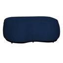 Ver imagem 1 de Puff Decorativo Orgânico Beatriz Suede - Estopar Suede Azul Marinho