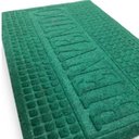 Ver imagem 4 de Capacho Emborrachado Aveludado Entrada Portas de Loja Apartamento Tapete Pvc Bem Vindo Verde