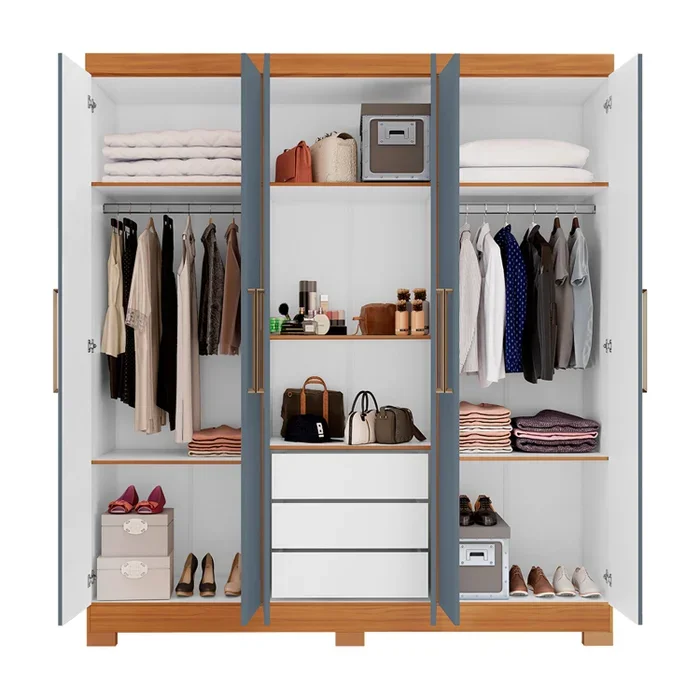 Ver imagem 2 de Guarda Roupa Nt5190 Freijo Trend/griz Notavel